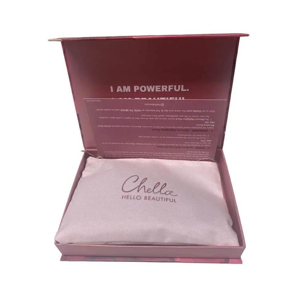 CHELLA The Brow‎ Set, Eyebrow Cream 4 Piece Kit - Ebony New